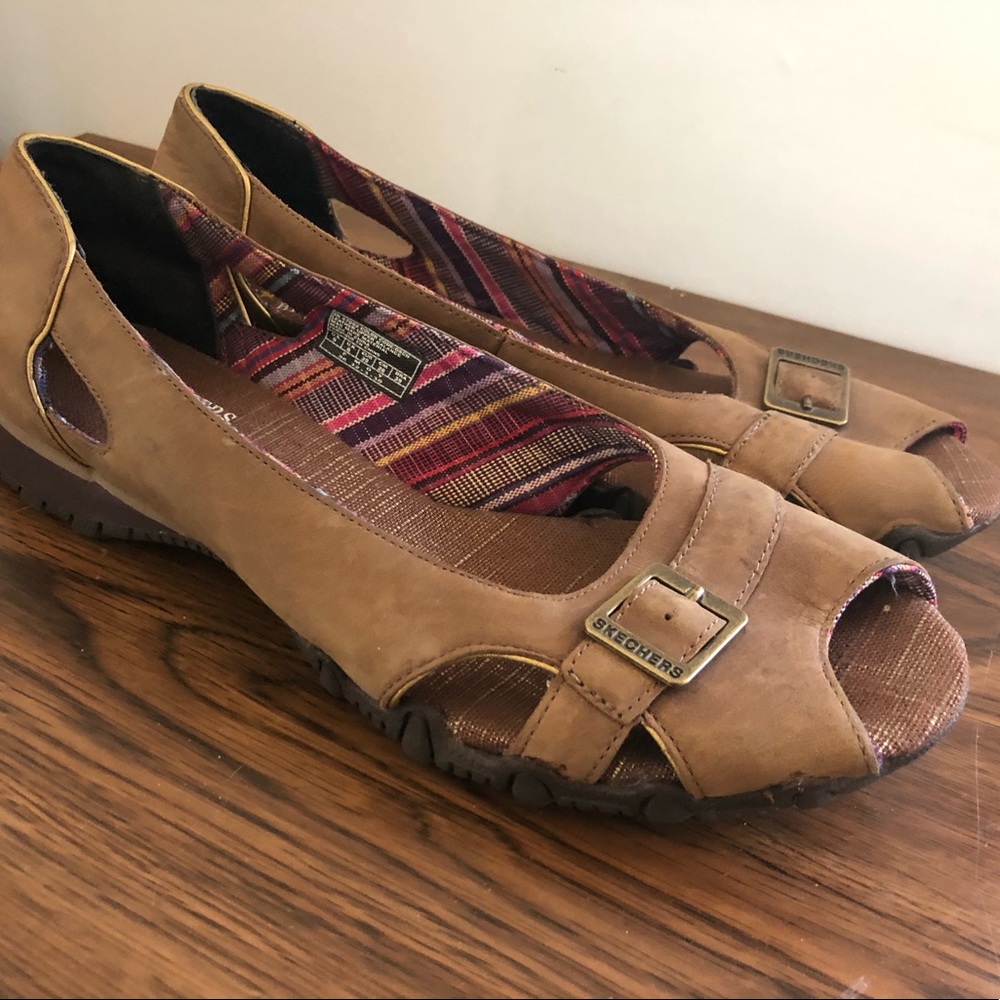 Sketchers Open Toe Shoes